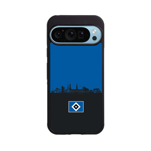 Google Pixel 9 Pro Base Case HSV Skyline Blau Schwarz