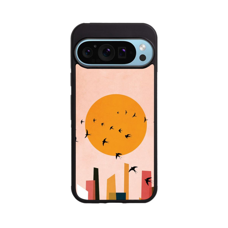 Pixel 9 Pro Base Case Tanzende Vögel