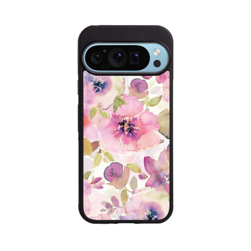 Google Pixel 9 Pro Base Case Tapete mit rosa Blumen