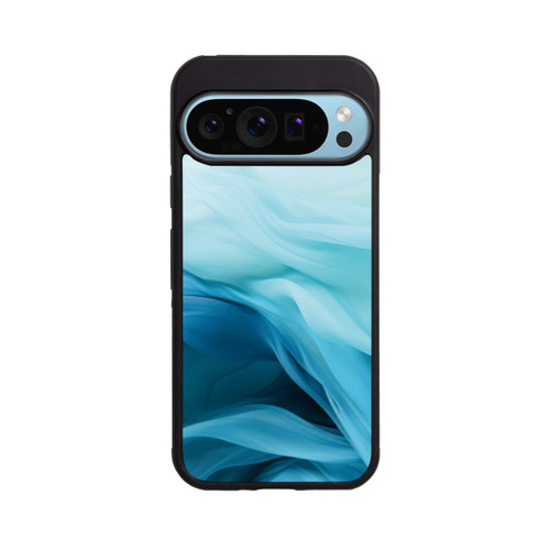 Google Pixel 9 Pro Base Case Smooth Blue Texture