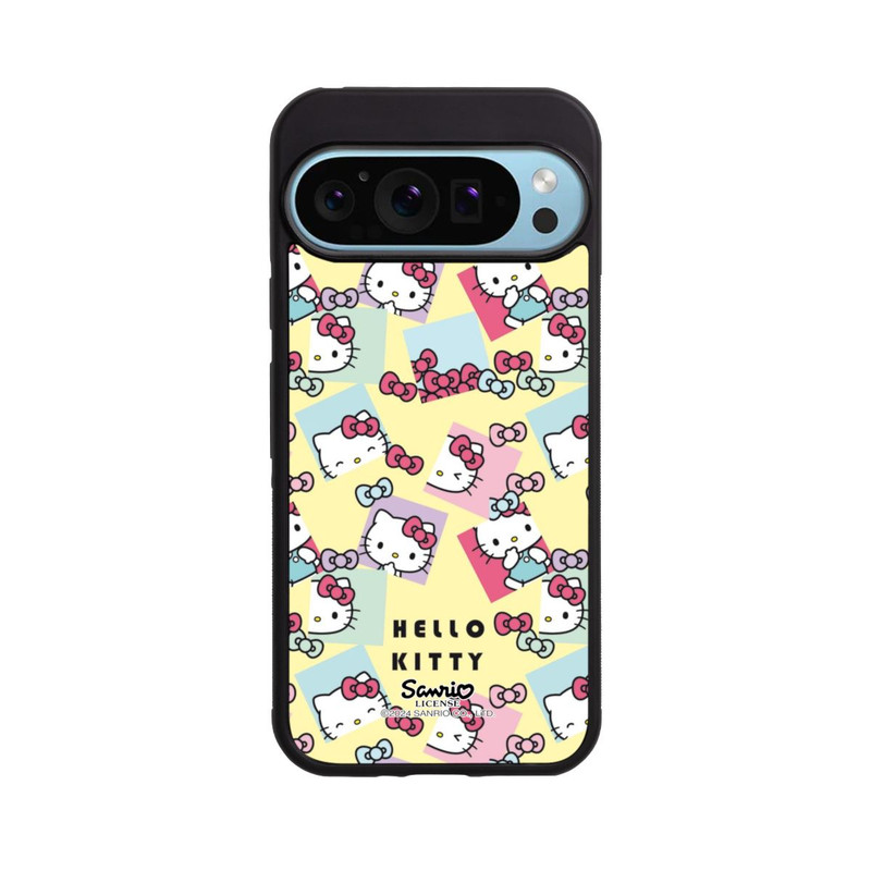 Pixel 9 Pro Base Case Hello Kitty Pastellmuster