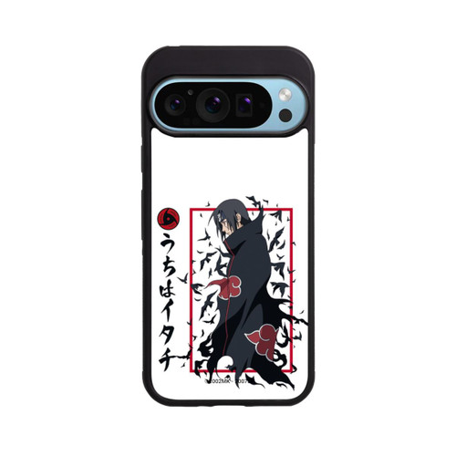 Google Pixel 9 Pro Base Case Itachi Krähen Weiß