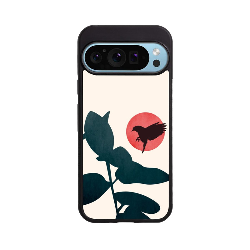 Pixel 9 Pro Base Case Japanischer Vogel