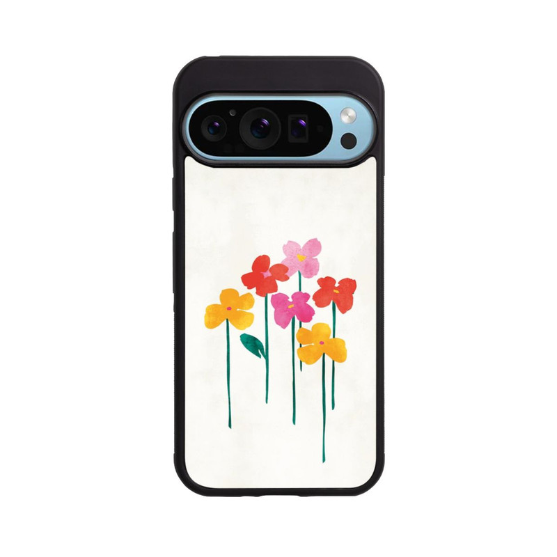 Pixel 9 Pro Base Case Kleine glückliche Blumen