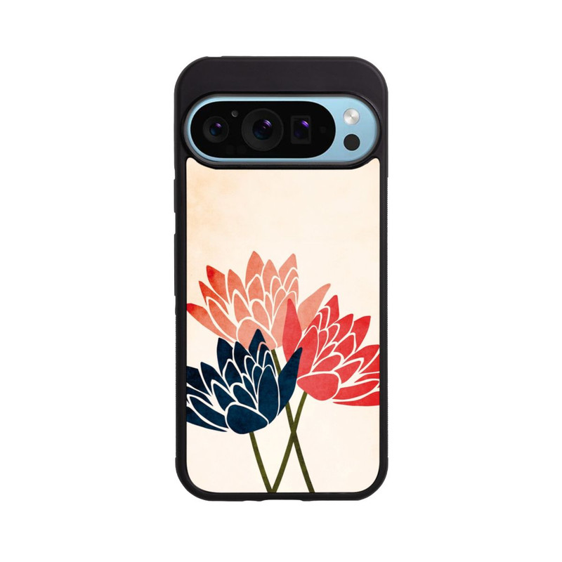 Pixel 9 Pro Base Case Drei Blüten