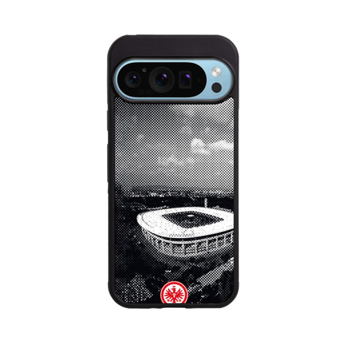 Google Pixel 9 Pro Base Case SGE Stadion Schwarz Weiß
