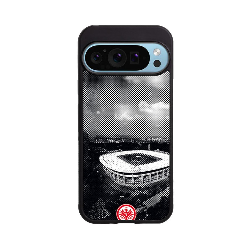 Pixel 9 Pro Base Case SGE Stadion Schwarz Weiß