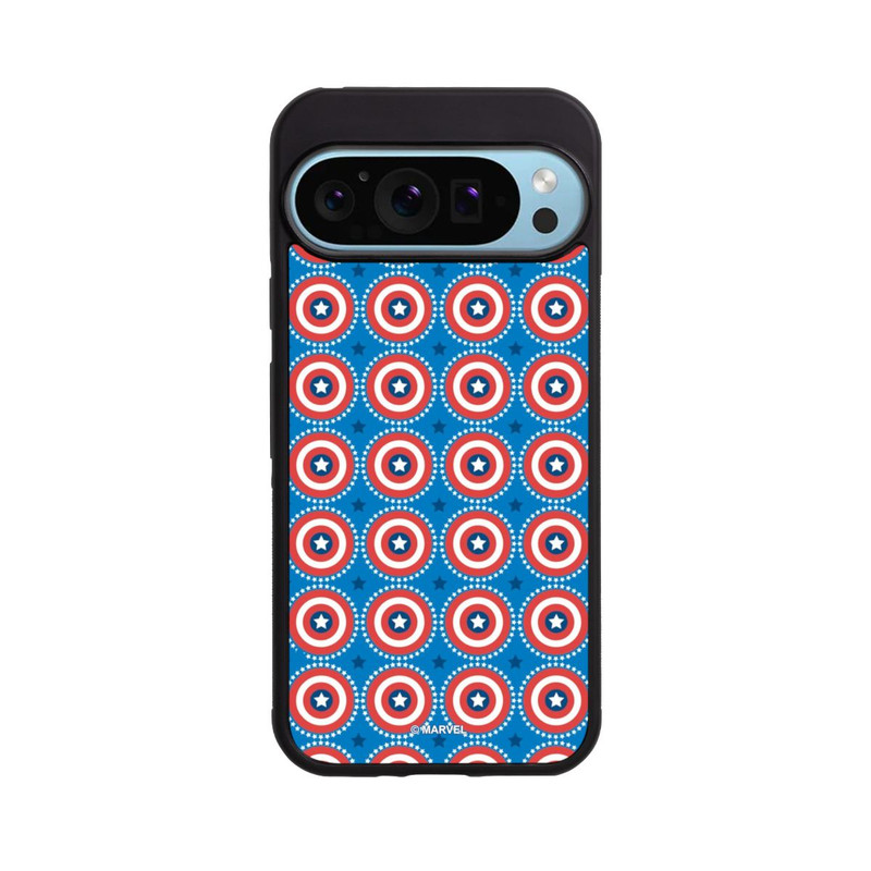 Pixel 9 Pro Base Case Captain American Shield Pattern