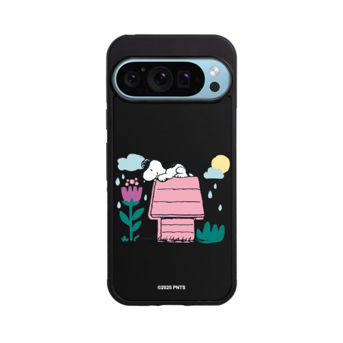 Google Pixel 9 Pro Base Case Snoopy Hundehütte Frühling transparent