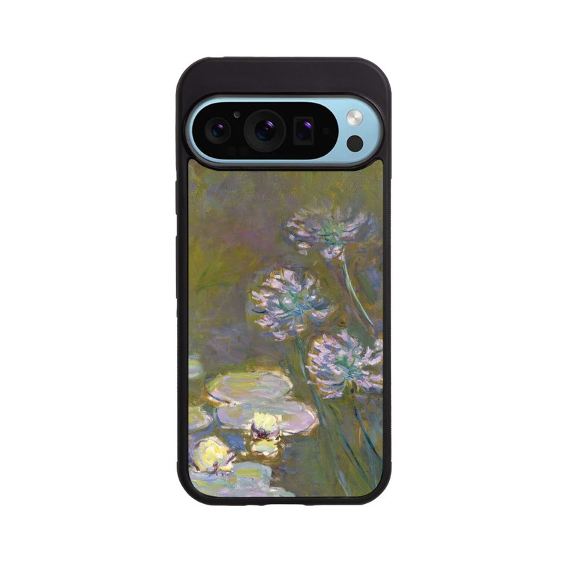 Pixel 9 Pro Base Case Waterlilies and Agapanthus