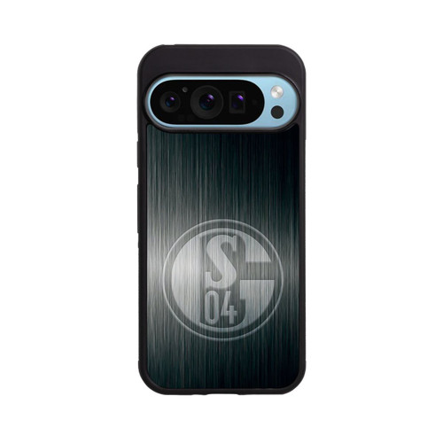 Google Pixel 9 Pro Base Case Schalke 04 Metall Look
