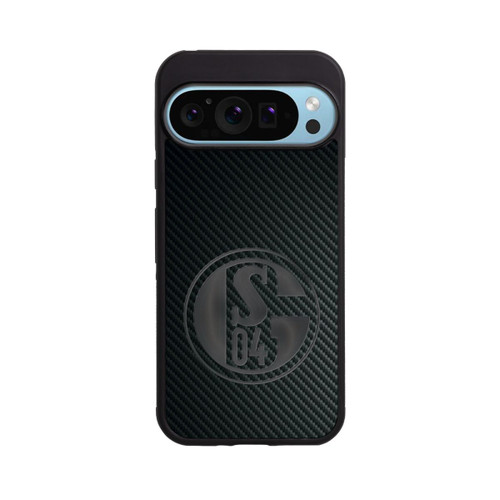 Google Pixel 9 Pro Base Case Schalke 04 Carbon Look