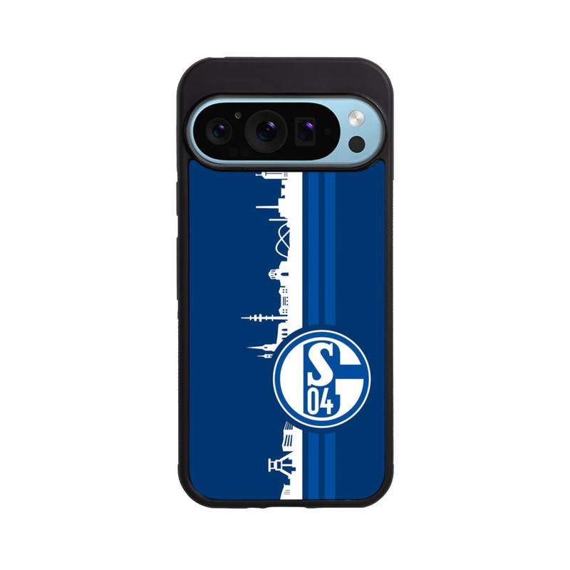 Pixel 9 Pro Base Case Schalke 04 Skyline Blau