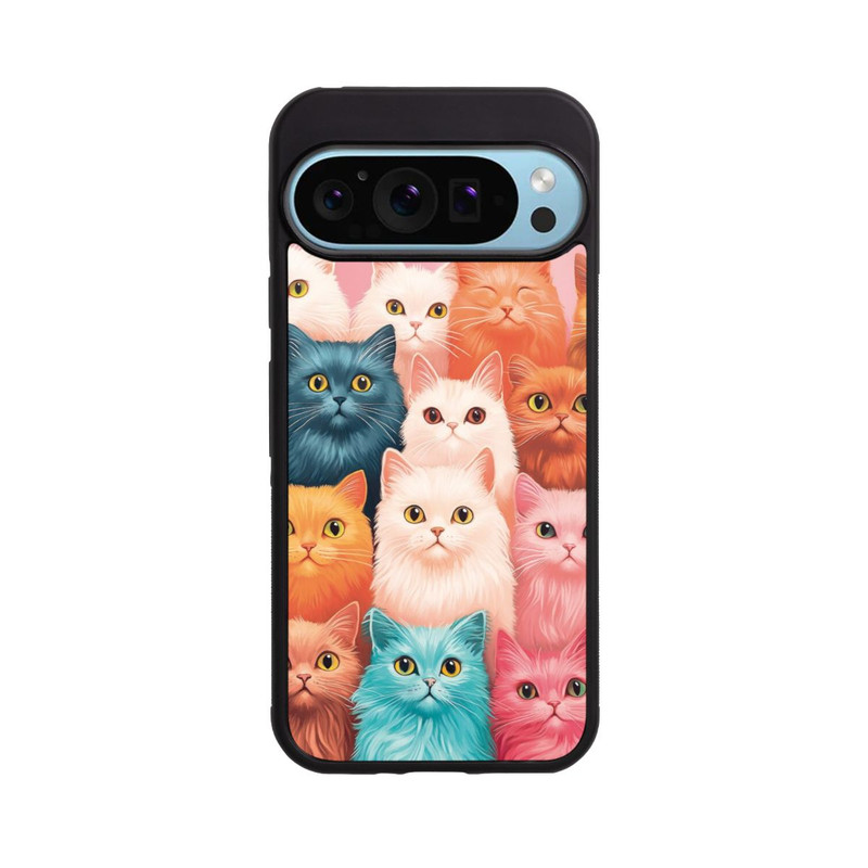 Pixel 9 Pro Base Case Cats Looking