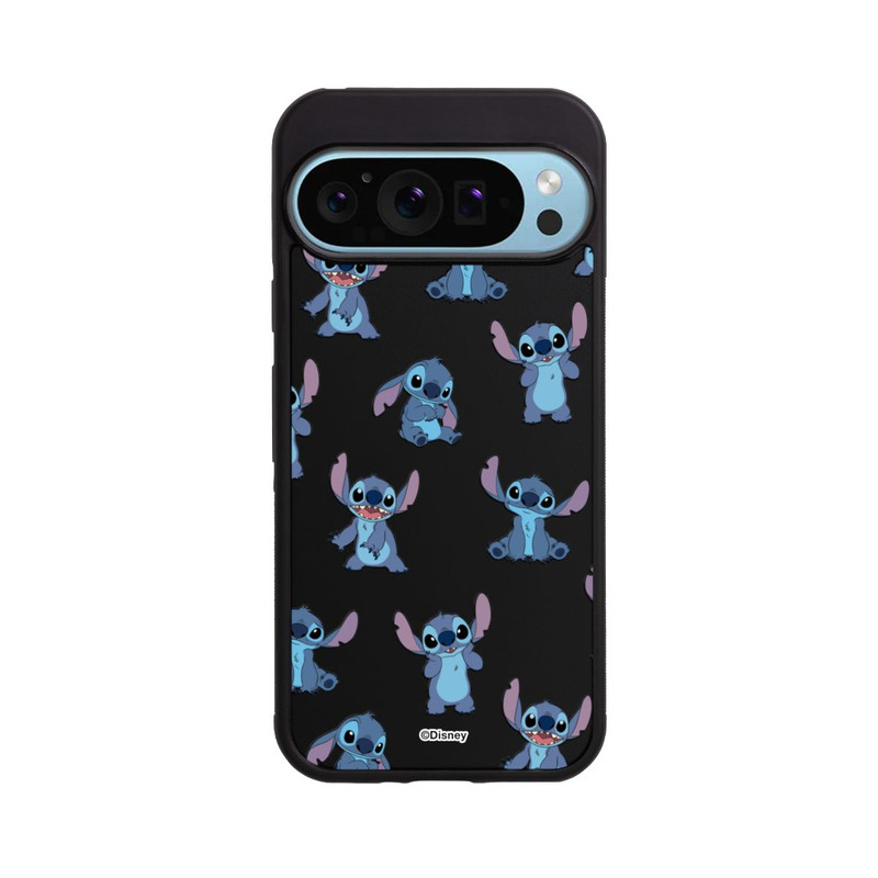 Pixel 9 Pro Base Case Stitch Faces Pattern Transparent