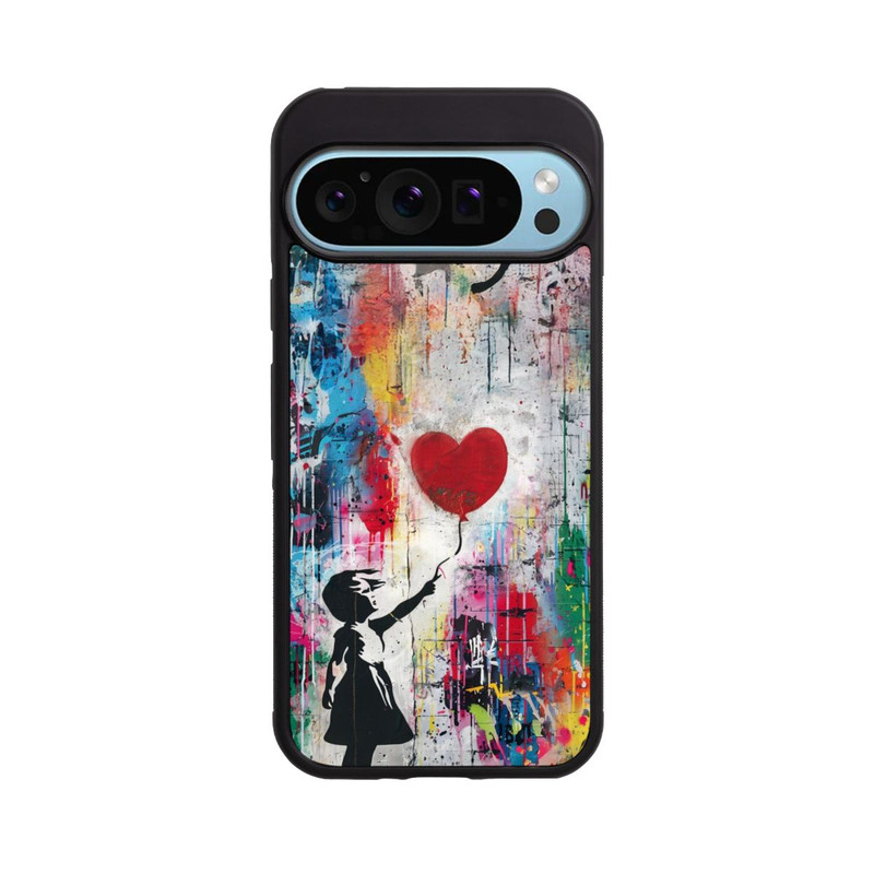 Pixel 9 Pro Base Case Balloon Girl Colorful