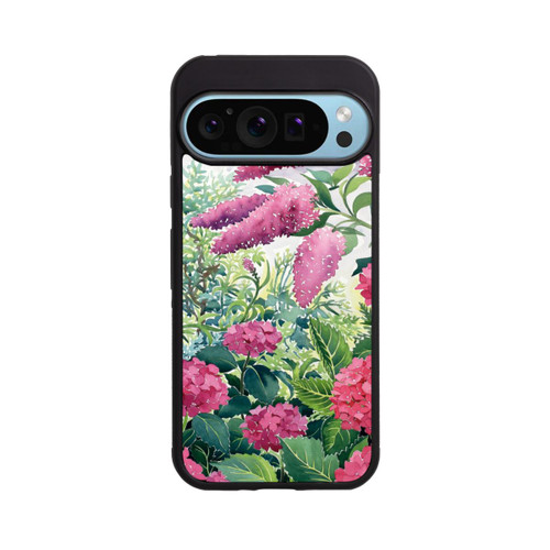 Google Pixel 9 Pro Base Case Garden Hydrangeas and Buddleia by Christopher Ryland