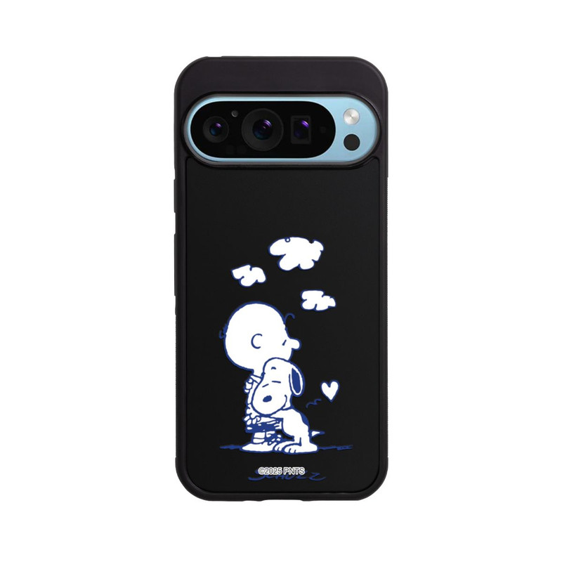 Pixel 9 Pro Base Case Peanuts Charlie Brown Snoopy Hug Transparent
