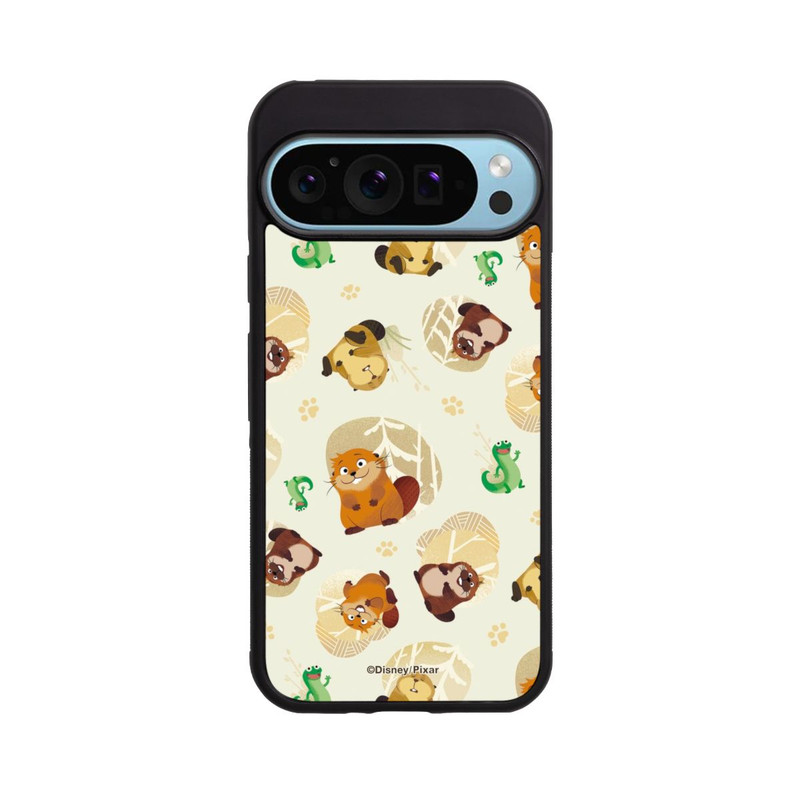 Pixel 9 Pro Base Case Hoppers Muster Gelb