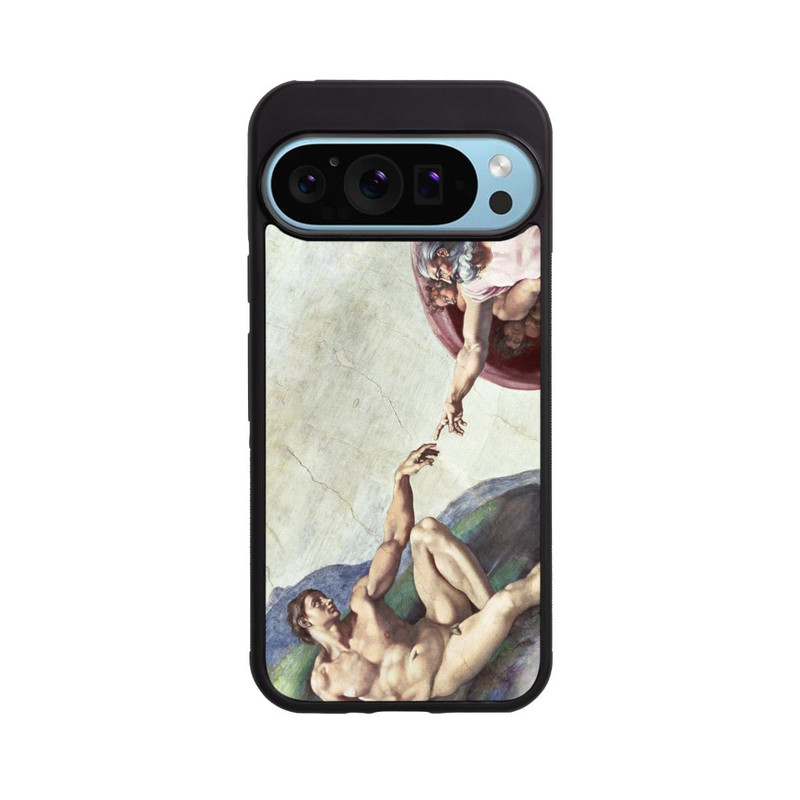 Pixel 9 Pro Base Case Michelangelo Buonarroti Erschaffung von Adam