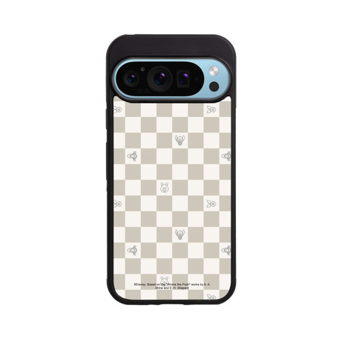 Google Pixel 9 Pro Base Case Winnie Puuh Kariert Beige