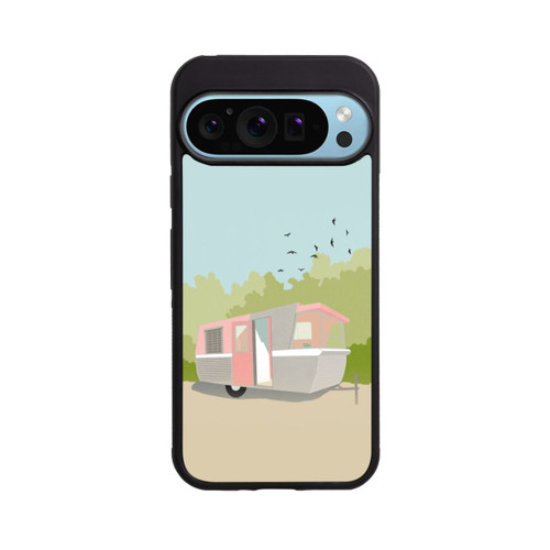 Google Pixel 9 Pro Base Case Retro Glamping by Roberta Murray