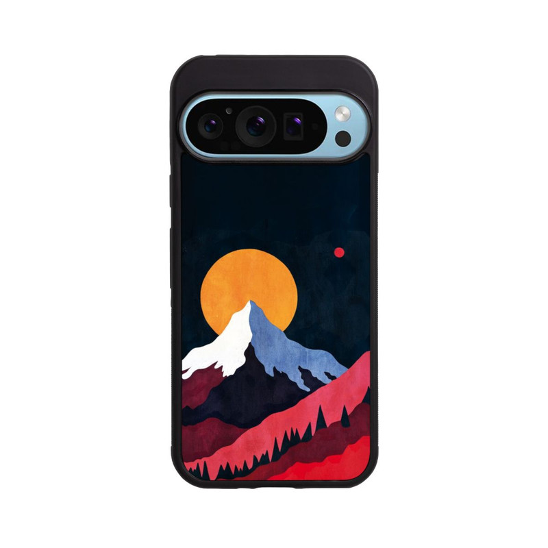 Pixel 9 Pro Base Case Mont Blanc Abstrakt