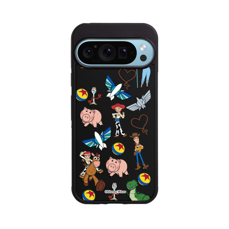 Pixel 9 Pro Base Case Toy Story 5 Hero Toys Pattern Transparent