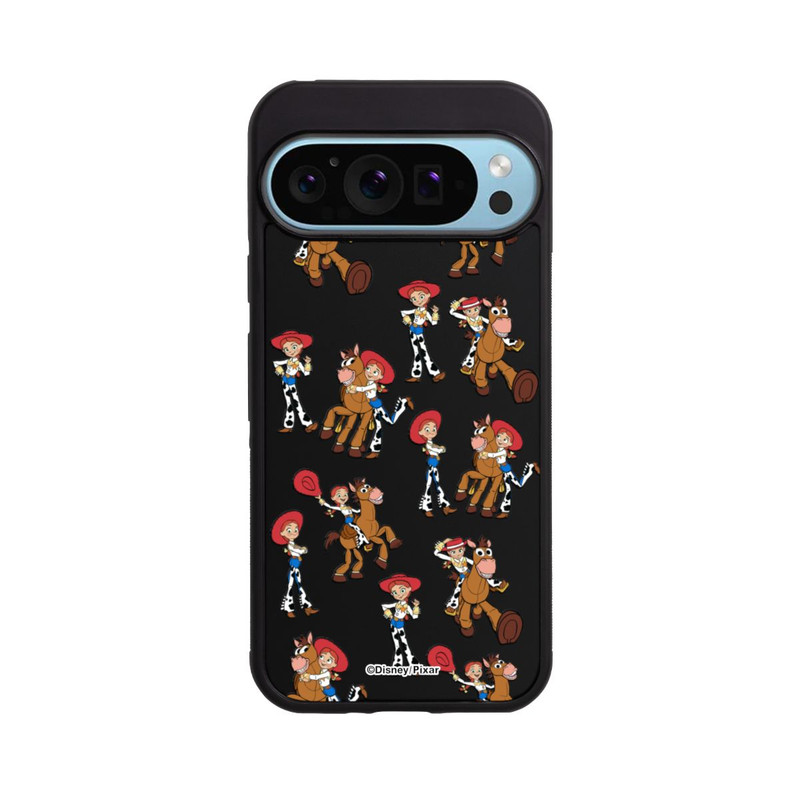Pixel 9 Pro Base Case Toy Story 5 Jessie Cowboy Pattern Transparent