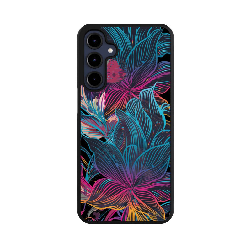 Galaxy A16 5G Base Case Neon Flower Power