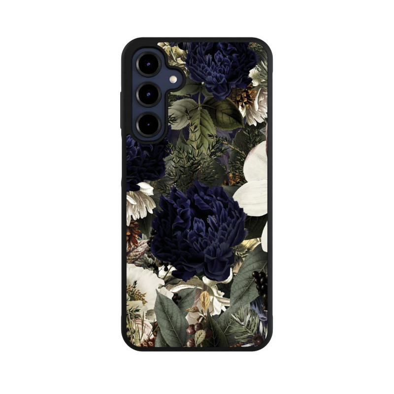 Galaxy A16 5G Base Case Dunkle Mitternachts Barock Vintage Blumen
