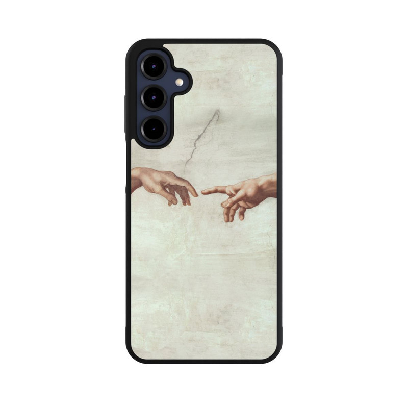 Galaxy A16 5G Base Case Die Hände von Gott und Adam von Michelangelo Buonarroti