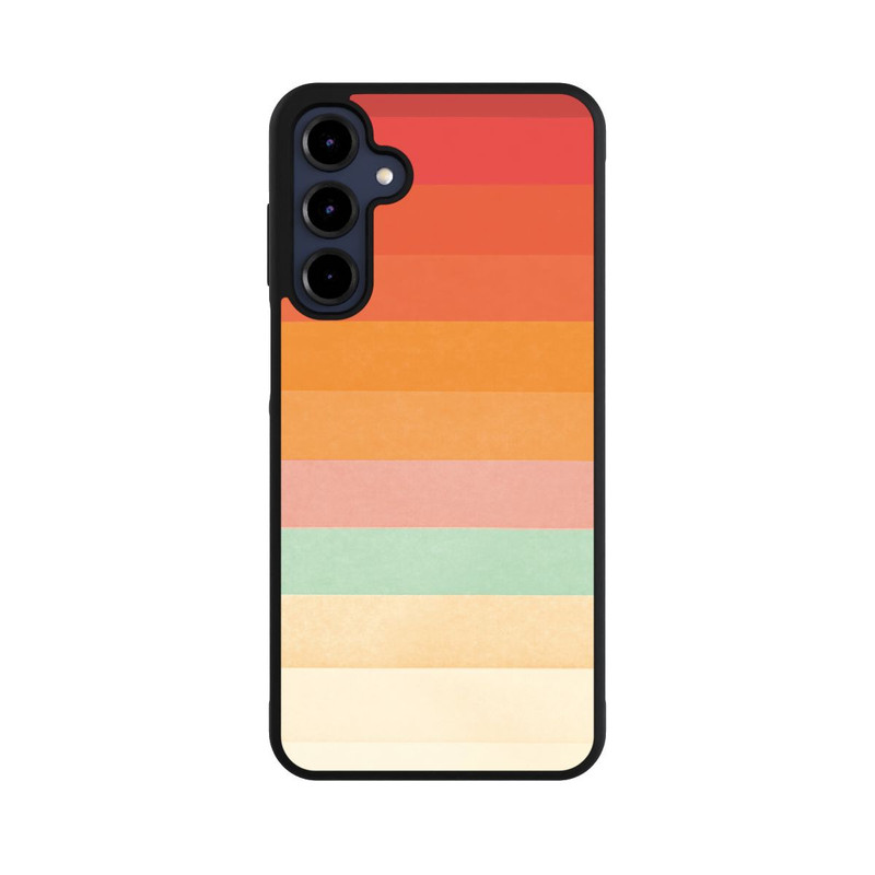 Galaxy A16 5G Base Case Regenbogen Chevrons II