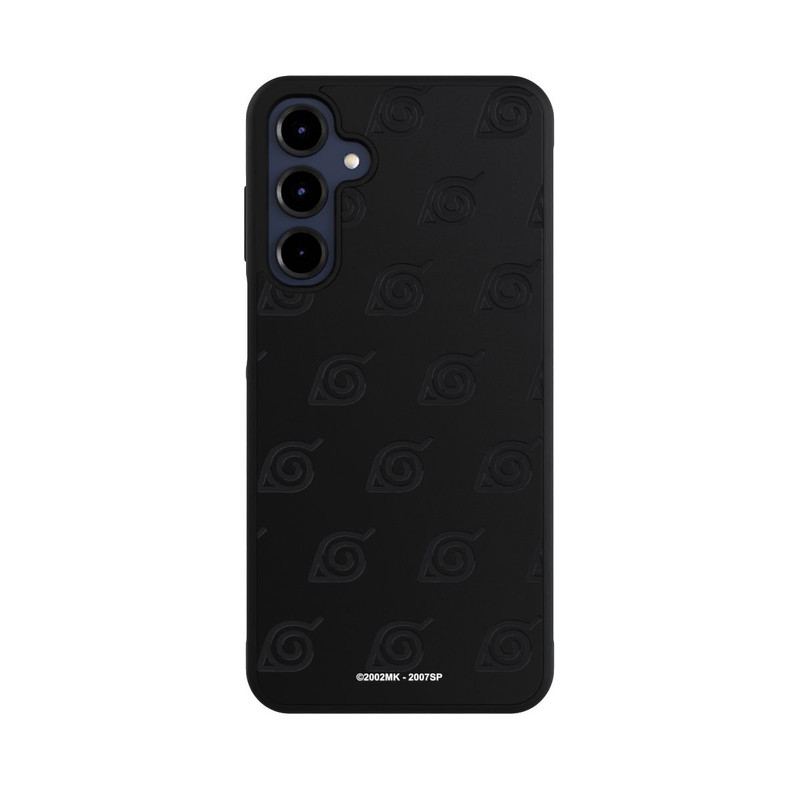 Galaxy A16 5G Base Case Schwarzes Konoha-Muster Transparent
