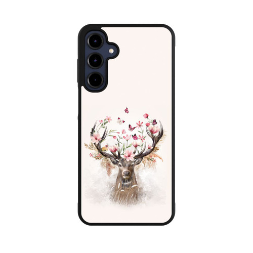 Samsung Galaxy A16 5G Base Case Hirsch Blumen Geweih