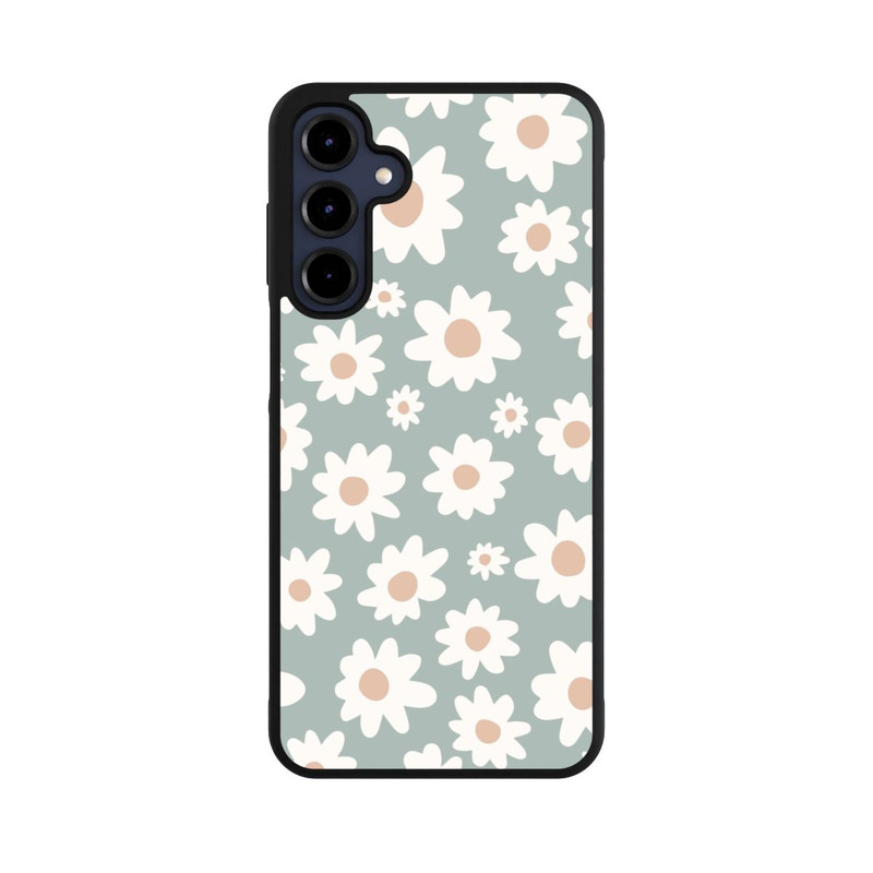 Galaxy A16 5G Base Case Gänseblümchen Muster grün