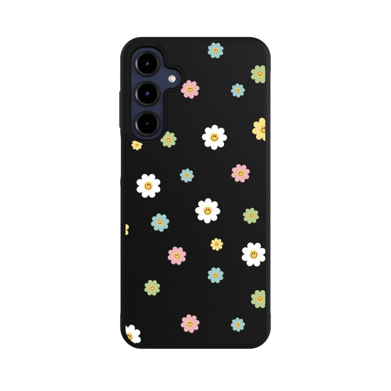 Galaxy A16 5G Base Case Flower Power klein transparent