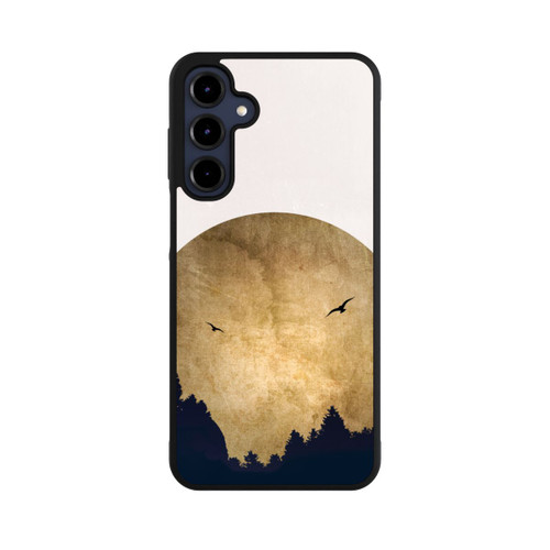 Samsung Galaxy A16 5G Base Case Zwei Vögel vor Mond