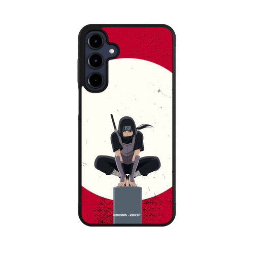 Samsung Galaxy A16 5G Base Case Itachi Uchiha Symbol Roter Hintergrund