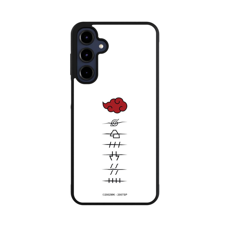 Galaxy A16 5G Base Case Akatsuki Mitgliedersymbole Weiß