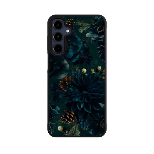 Samsung Galaxy A16 5G Base Case Blumenmuster Grün und Blau