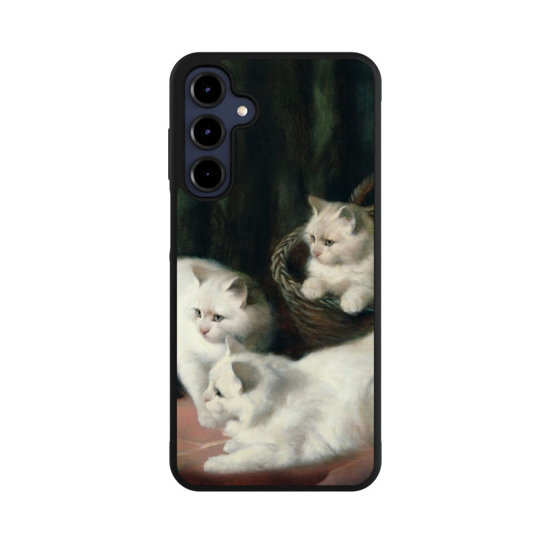 Galaxy A16 5G Base Case Three White Angora Kittens