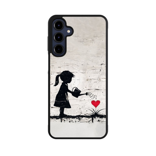 Samsung Galaxy A16 5G Base Case Girl Watering Bunch of Flowers 