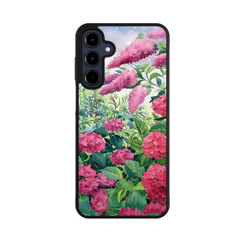 Samsung Galaxy A16 5G Base Case Garden Hydrangeas and Buddleia by Christopher Ryland
