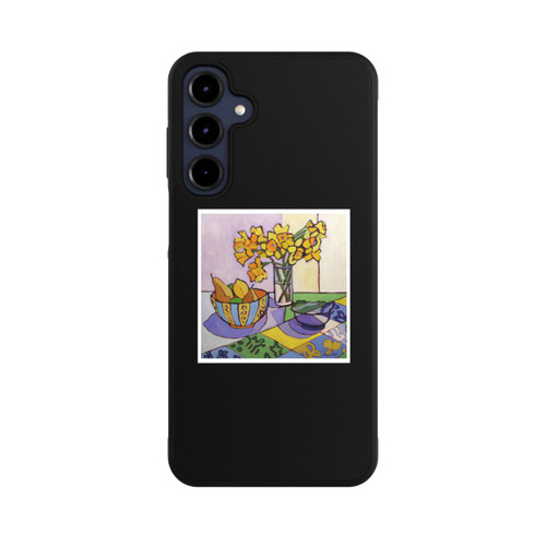 Samsung Galaxy A16 5G Base Case Daffodil Patchwork, 2023, by Catherine J Martzloff