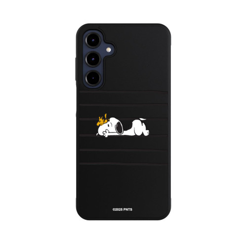 Samsung Galaxy A16 5G Base Case Snoopy Woodstock Streifen Peanuts Transparent