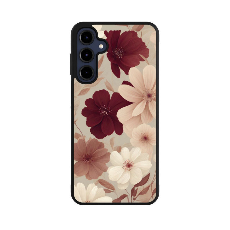 Galaxy A16 5G Base Case Romantische Pastellblumen mit KI
