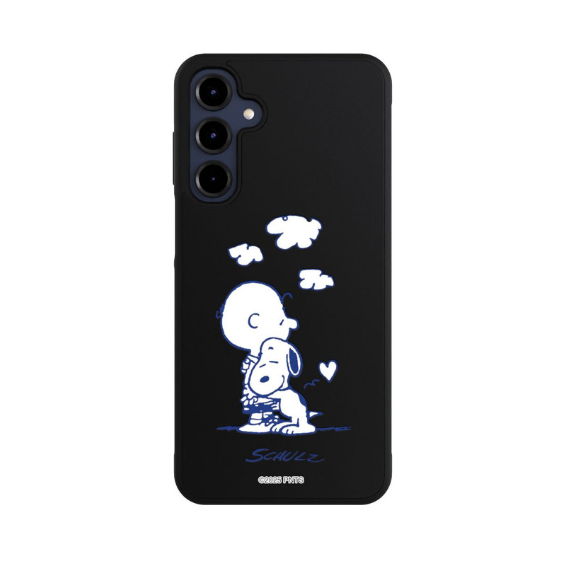Galaxy A16 5G Base Case Peanuts Charlie Brown Snoopy Hug Transparent