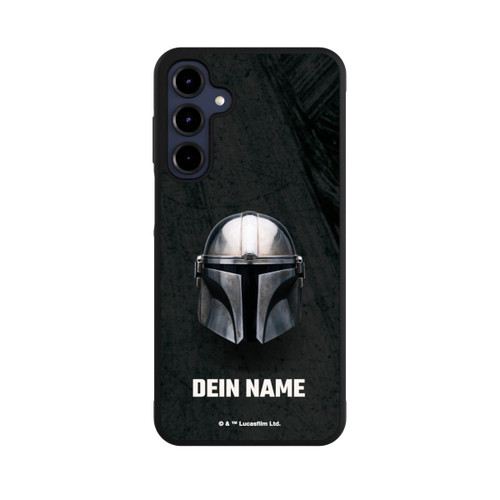 Samsung Galaxy A16 5G Base Case Star Wars Mandalorian Black Helmet Personalisierbar