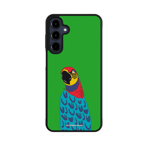 Samsung Galaxy A16 5G Base Case Drei Fragezeichen und der Super-Papagei